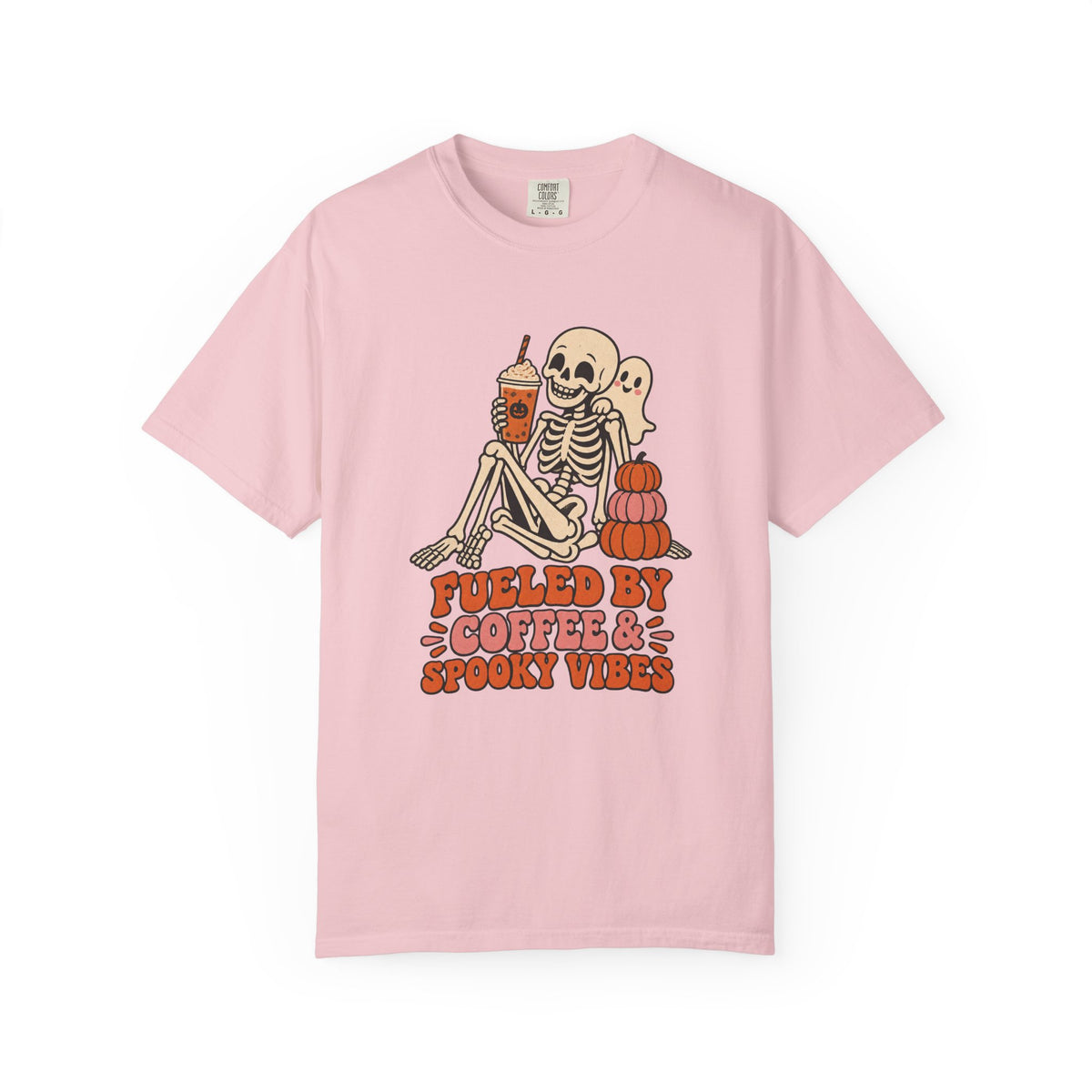 Fueled by Coffee & Spooky Vibes T-Shirt – Blossom
