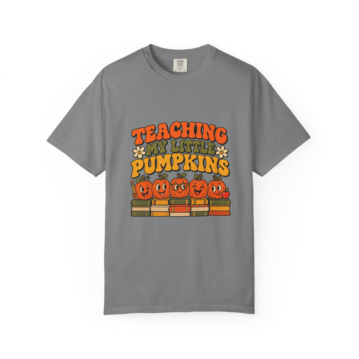 Teaching My Little Pumpkins T-Shirt – Grey