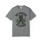 No Photos Please T-Shirt – Grey