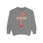 Candy Cane Lane Sweatshirt – Grey