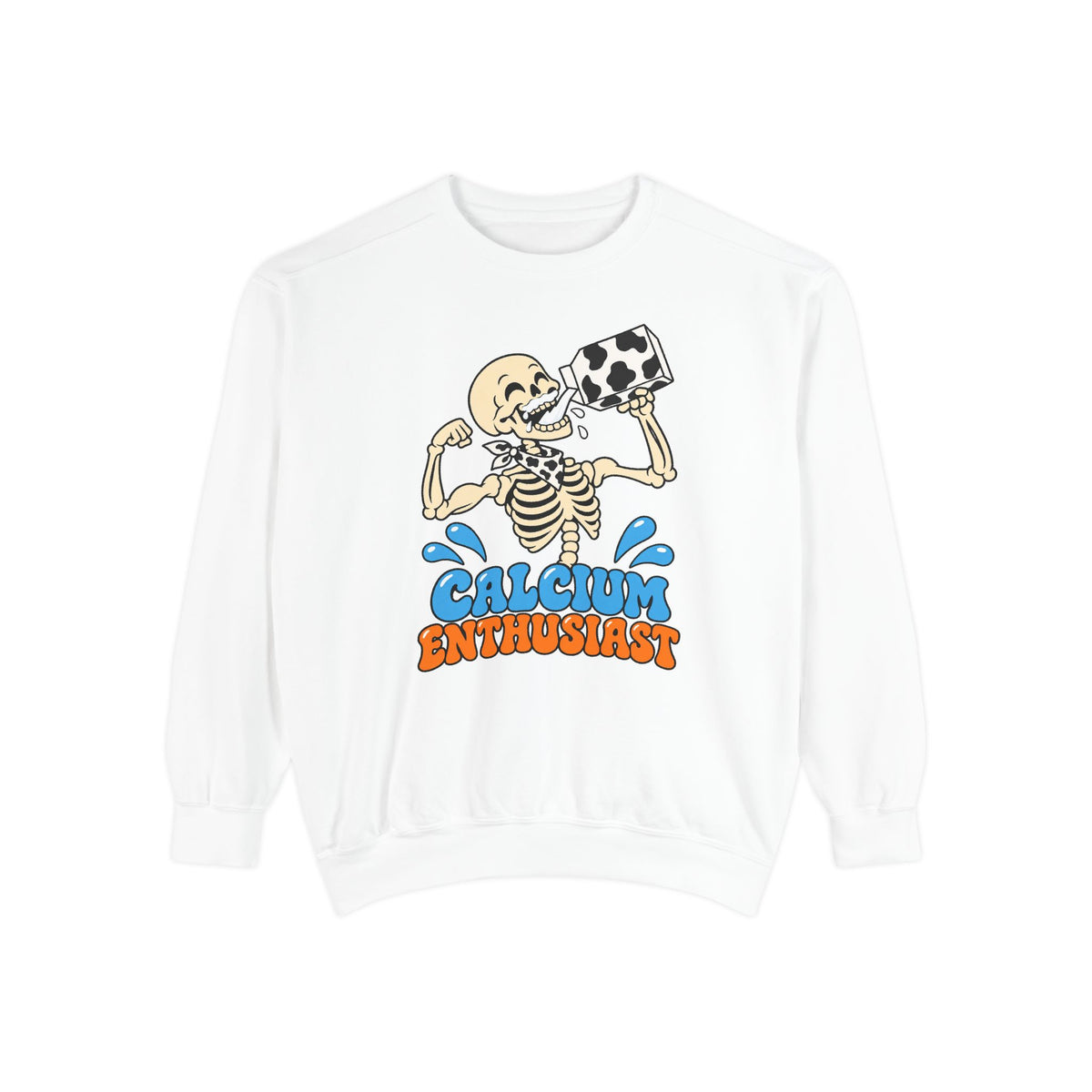 Calcium Enthusiast Sweatshirt – White