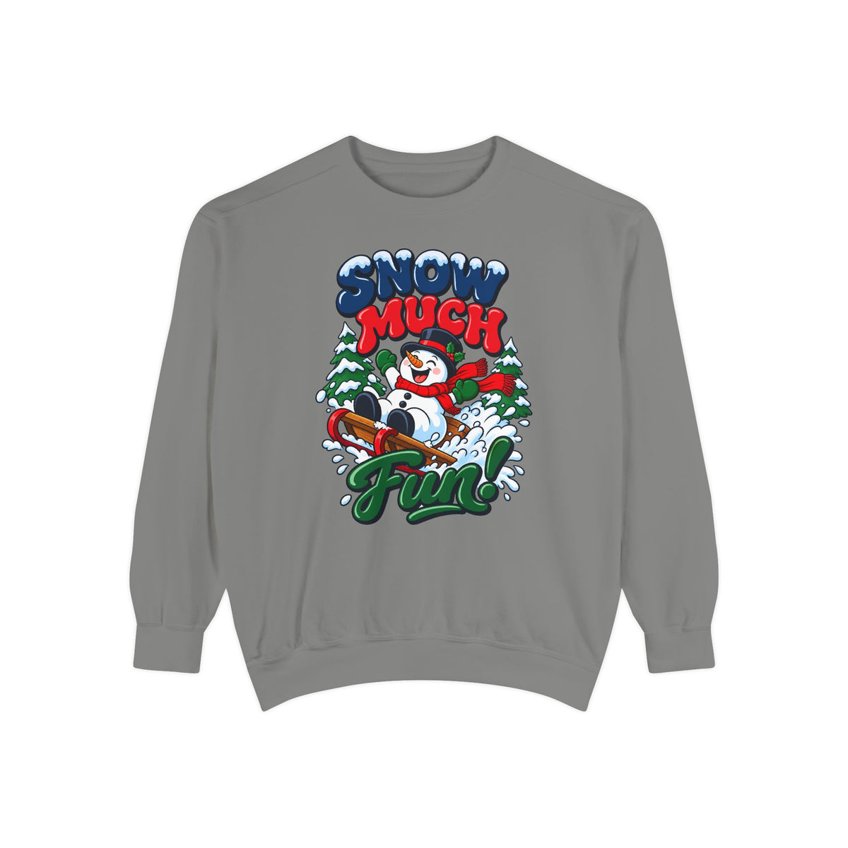 Snow Much Fun Sweatshirt – Grey