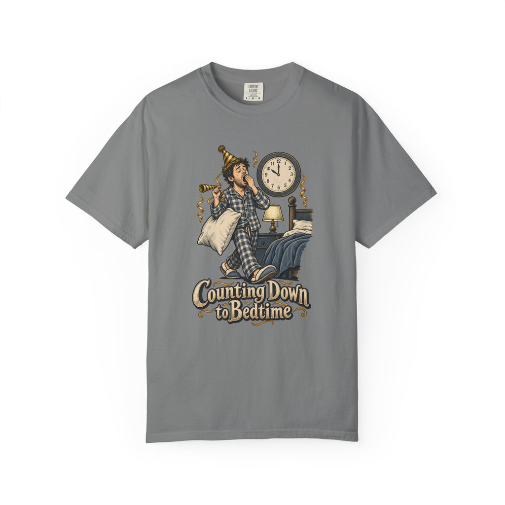 Counting Down to Bedtime T-Shirt – Grey