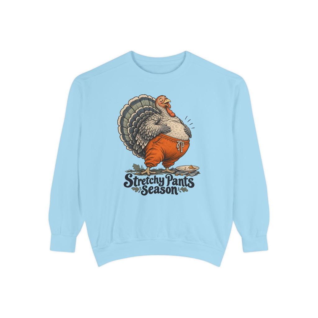 Stretchy Pants Season Sweatshirt – Chambray