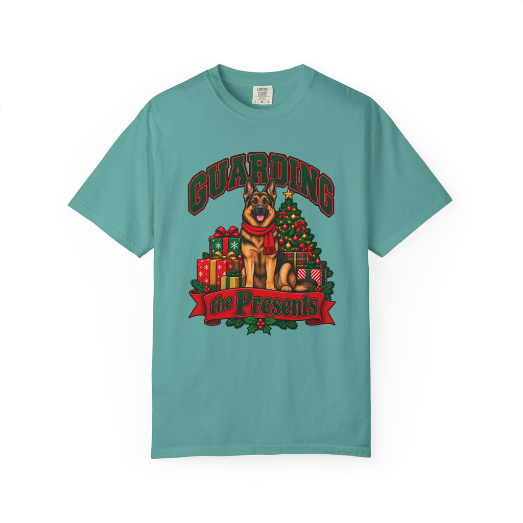 Guarding the Presents T-Shirt – Seafoam