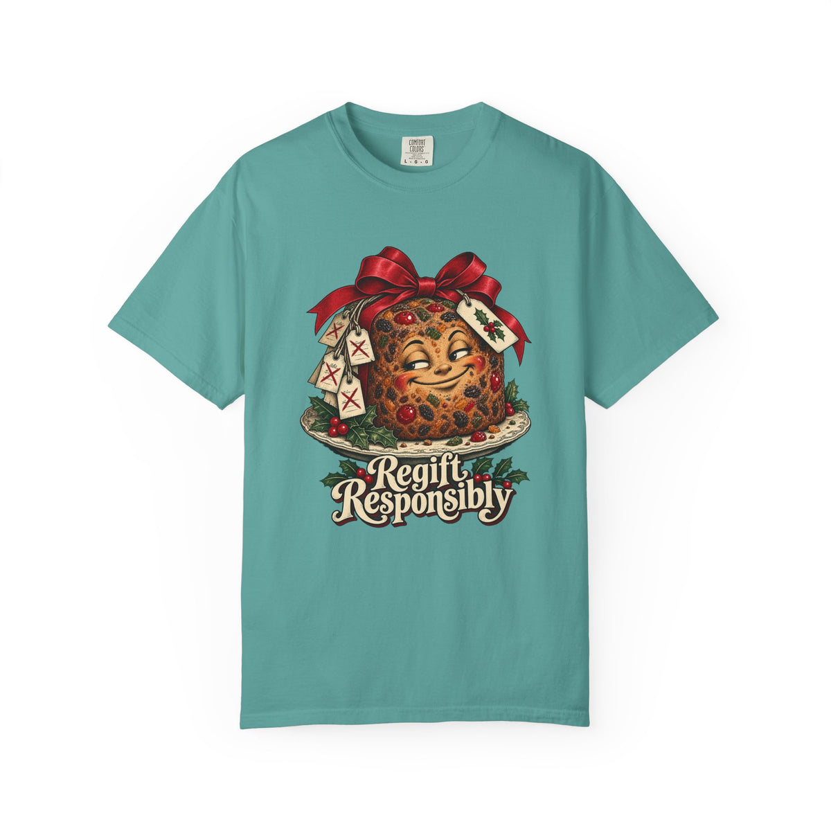 Regift Responsibly T-Shirt – Seafoam