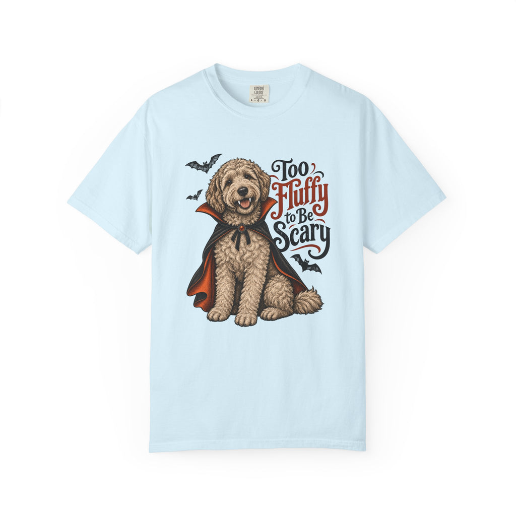 Too Fluffy to Be Scary T-Shirt – Chambray