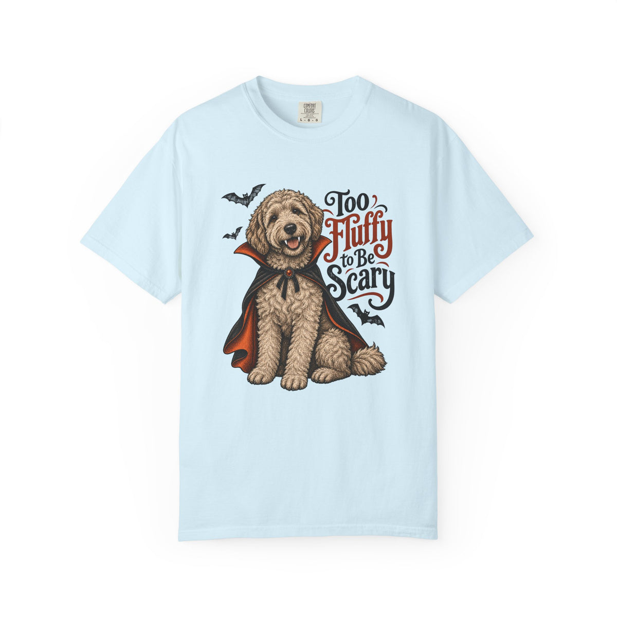 Too Fluffy to Be Scary T-Shirt – Chambray