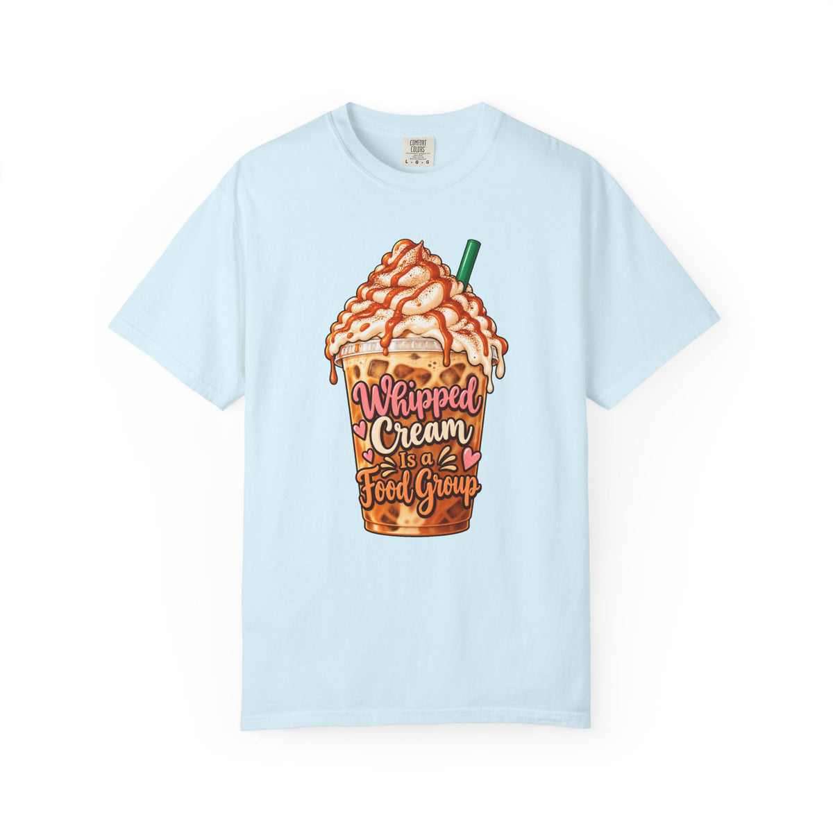 Whipped Cream Is a Food Group T-Shirt – Chambray