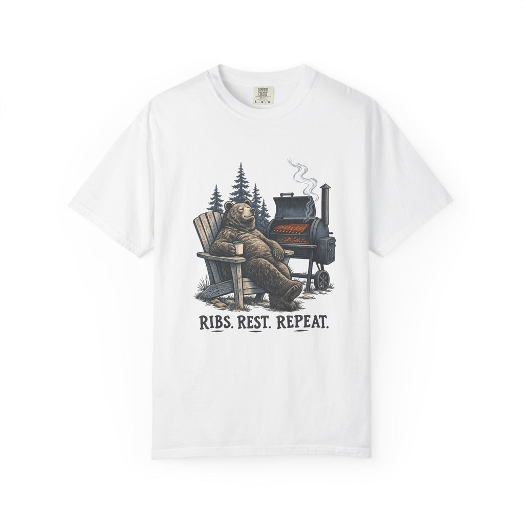 Ribs. Rest. Repeat. T-Shirt – White