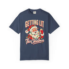 Getting Lit This Christmas T-Shirt – Midnight