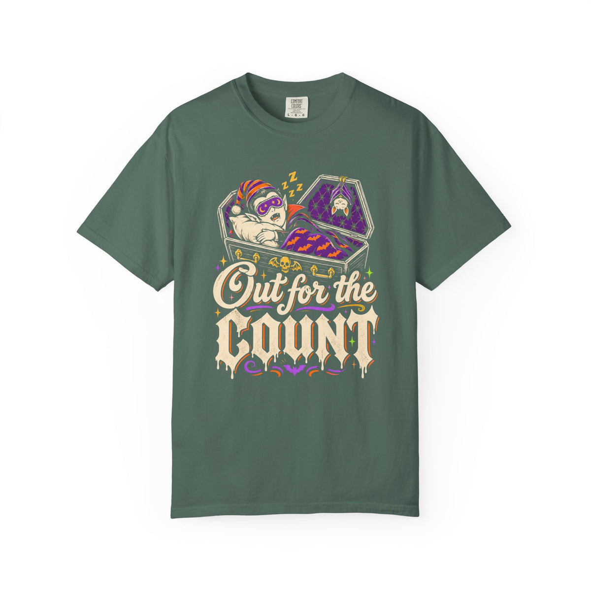Out for the Count T-Shirt – Blue Spruce