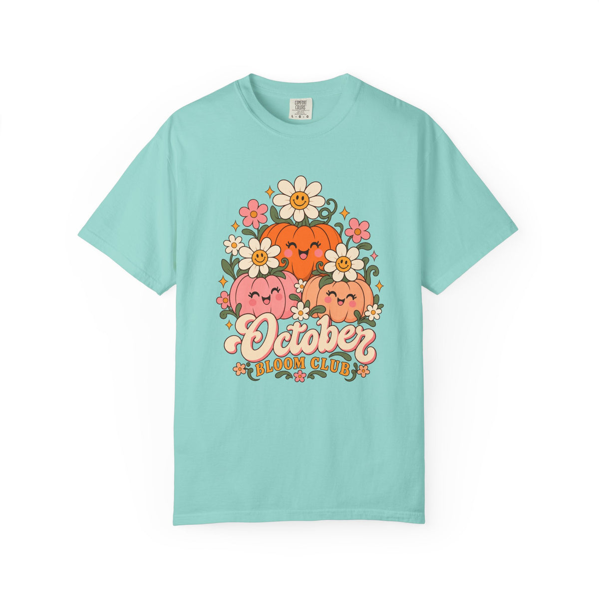 October Bloom Club T-Shirt – Chalky Mint