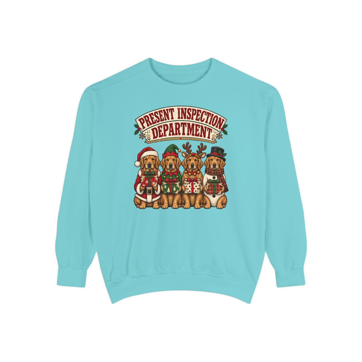 Present Inspection Department Sweatshirt – Chalky Mint