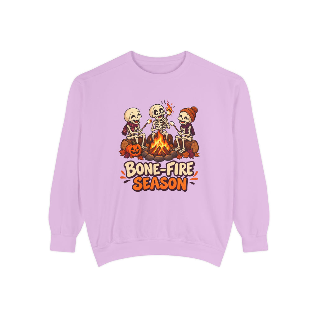 Bone-Fire Season Sweatshirt – Orchid
