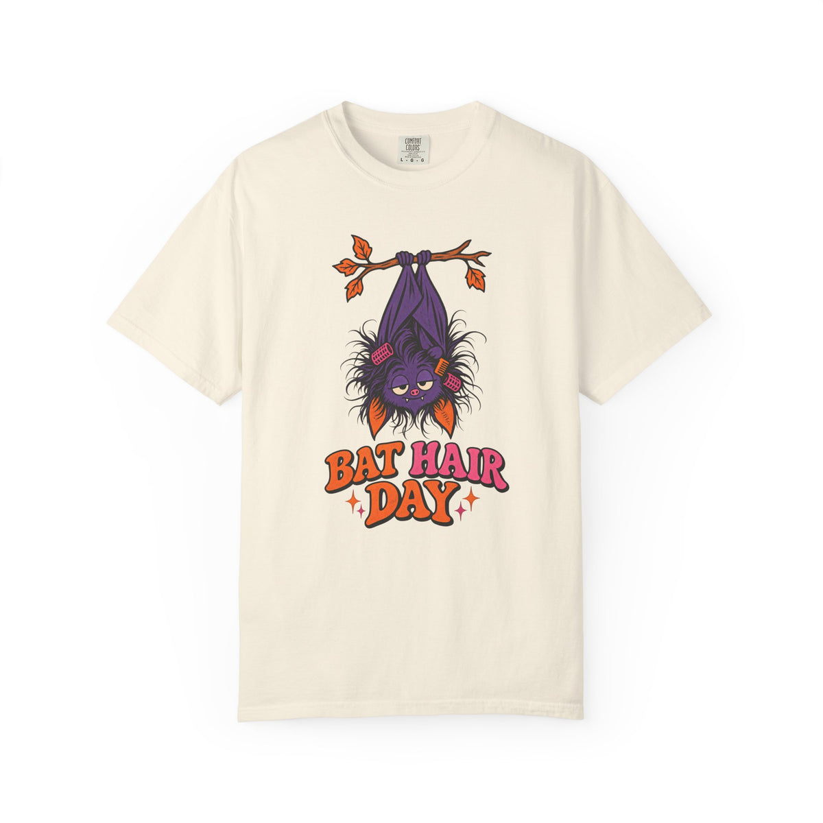 Bat Hair Day T-Shirt – Ivory