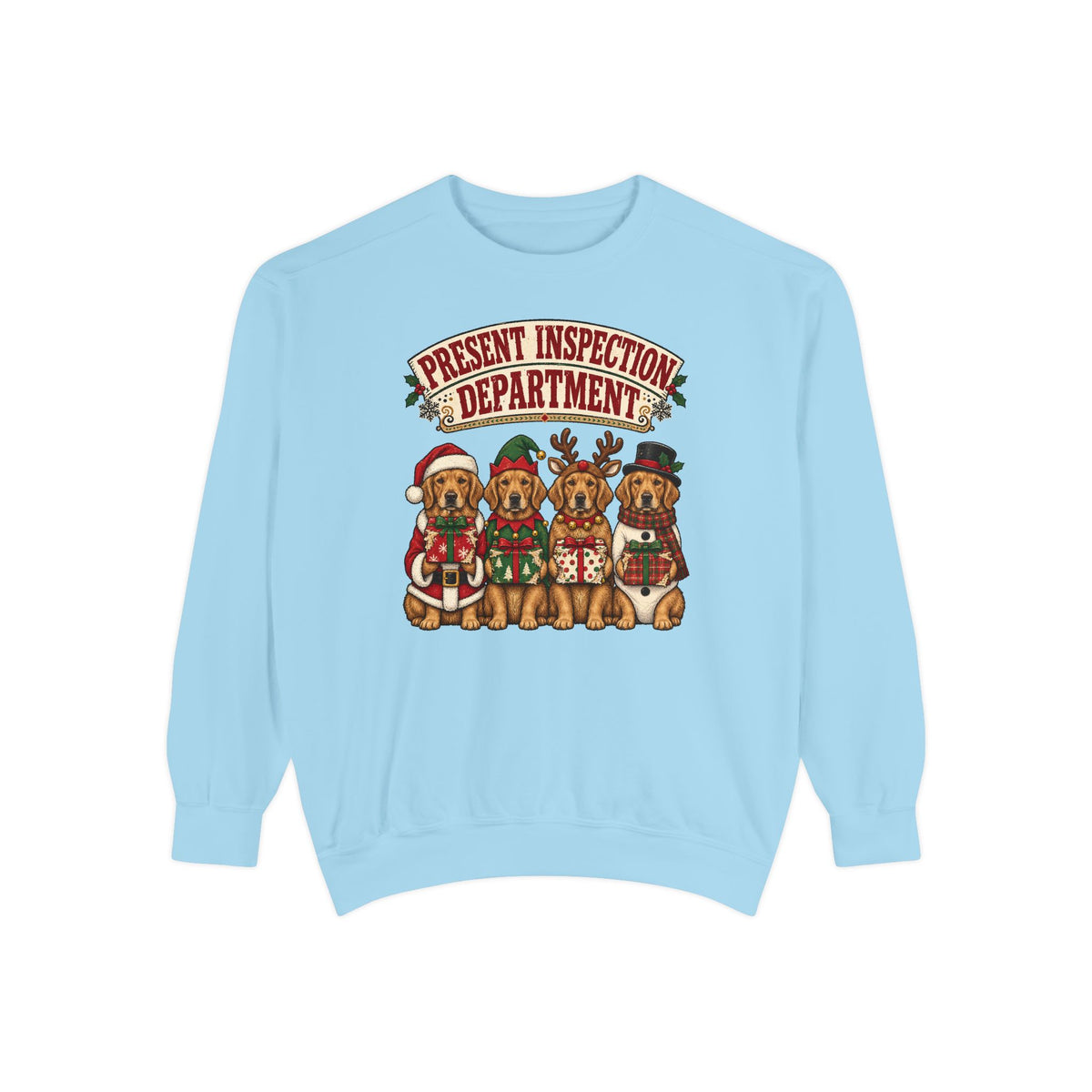 Present Inspection Department Sweatshirt – Chambray