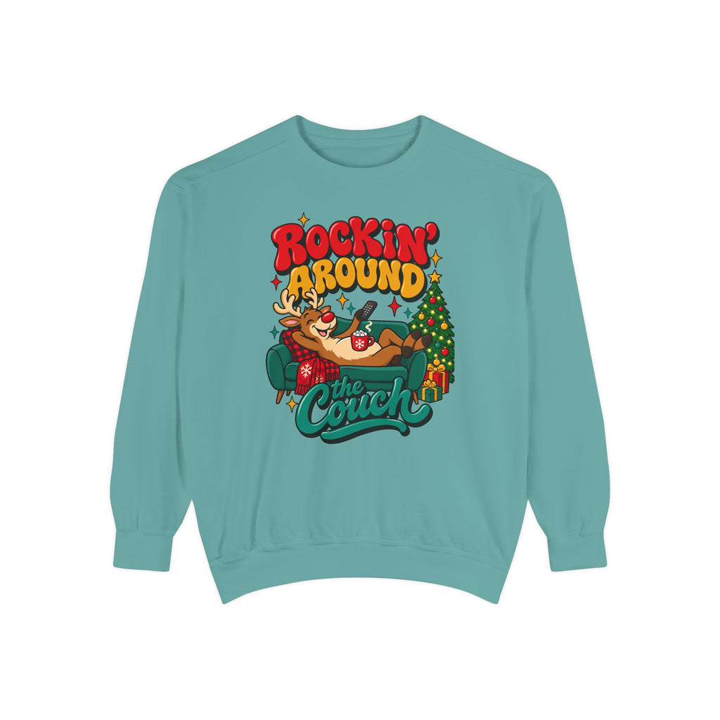 Rockin' Around the Couch Sweatshirt – Seafoam