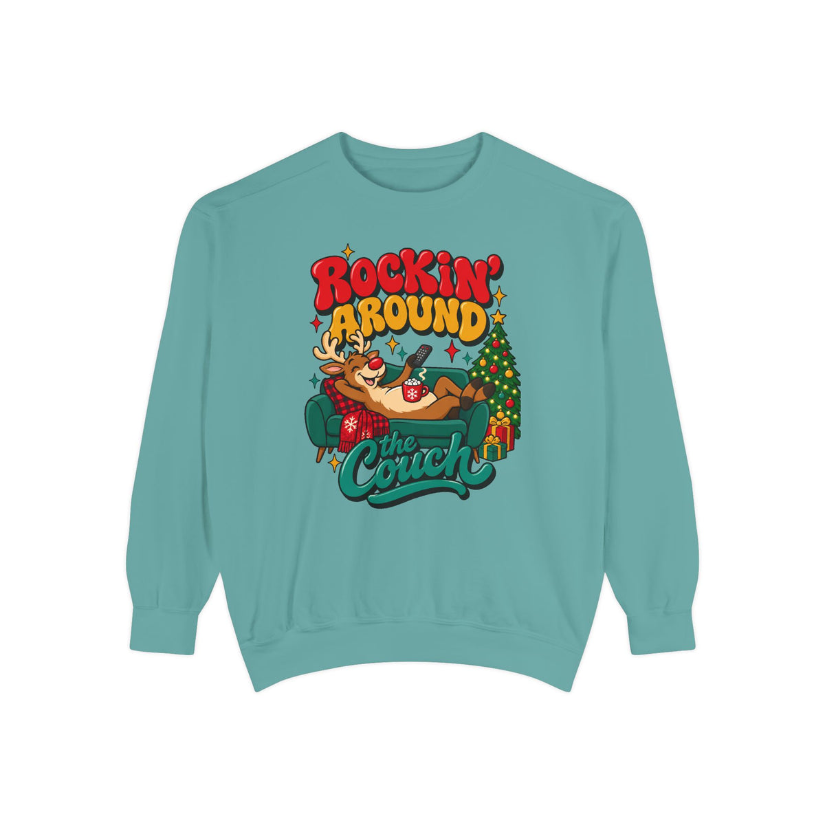 Rockin' Around the Couch Sweatshirt – Seafoam