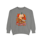 Leaf Me Alone, I'm Sipping Sweatshirt – Grey