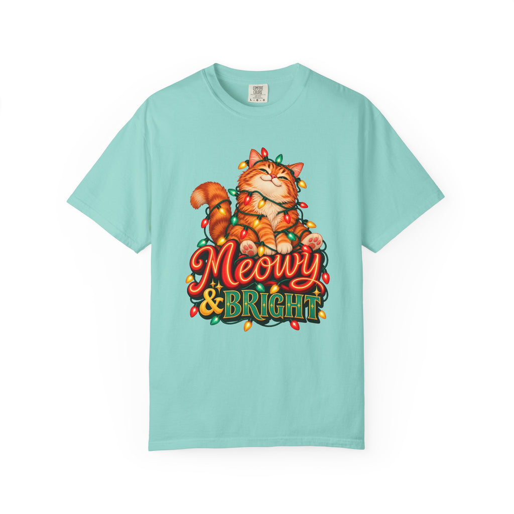 Meowy & Bright T-Shirt – Chalky Mint