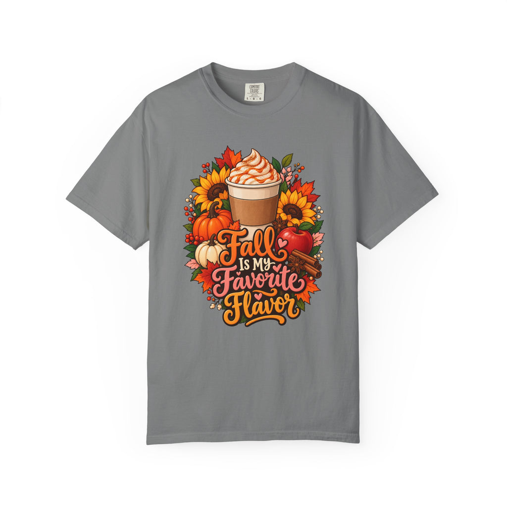 Fall Is My Favorite Flavor T-Shirt – Grey