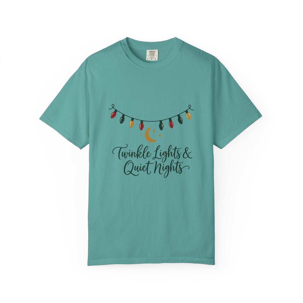 Twinkle Lights & Quiet Nights T-Shirt – Seafoam