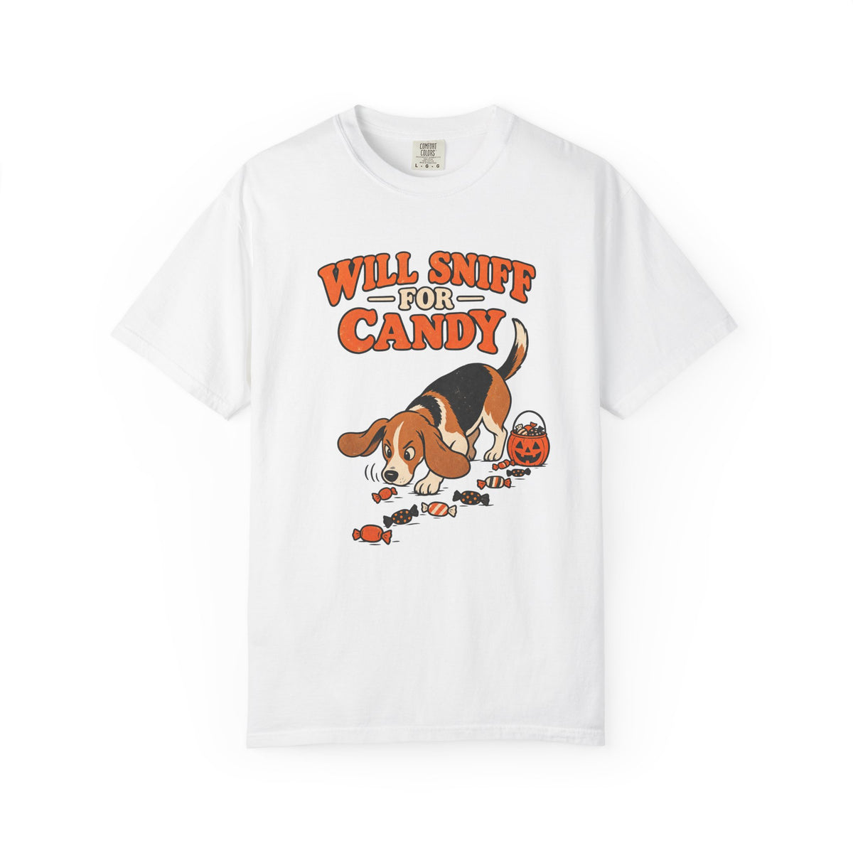 Will Sniff for Candy T-Shirt – White