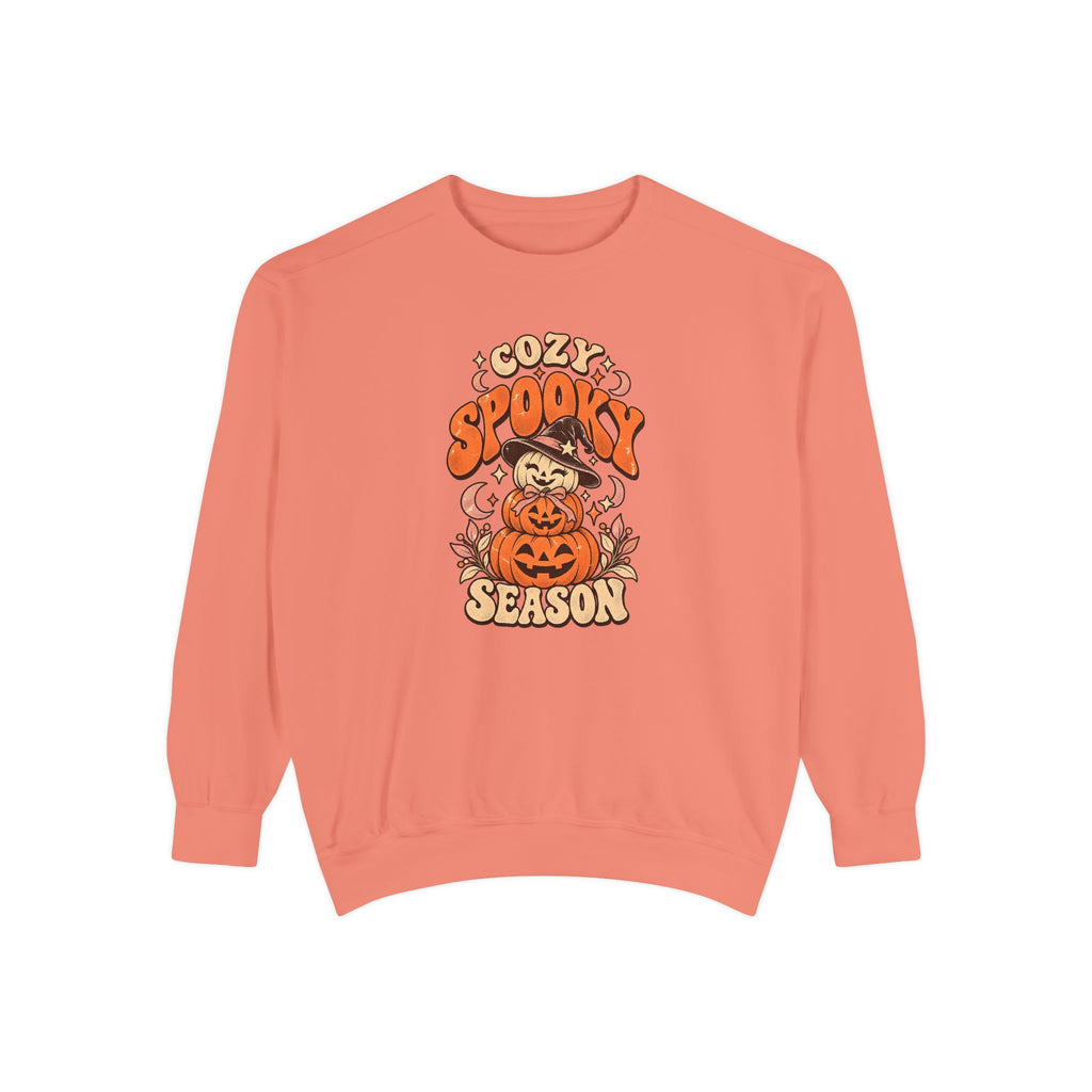 Cozy Spooky Season Sweatshirt – Terracotta