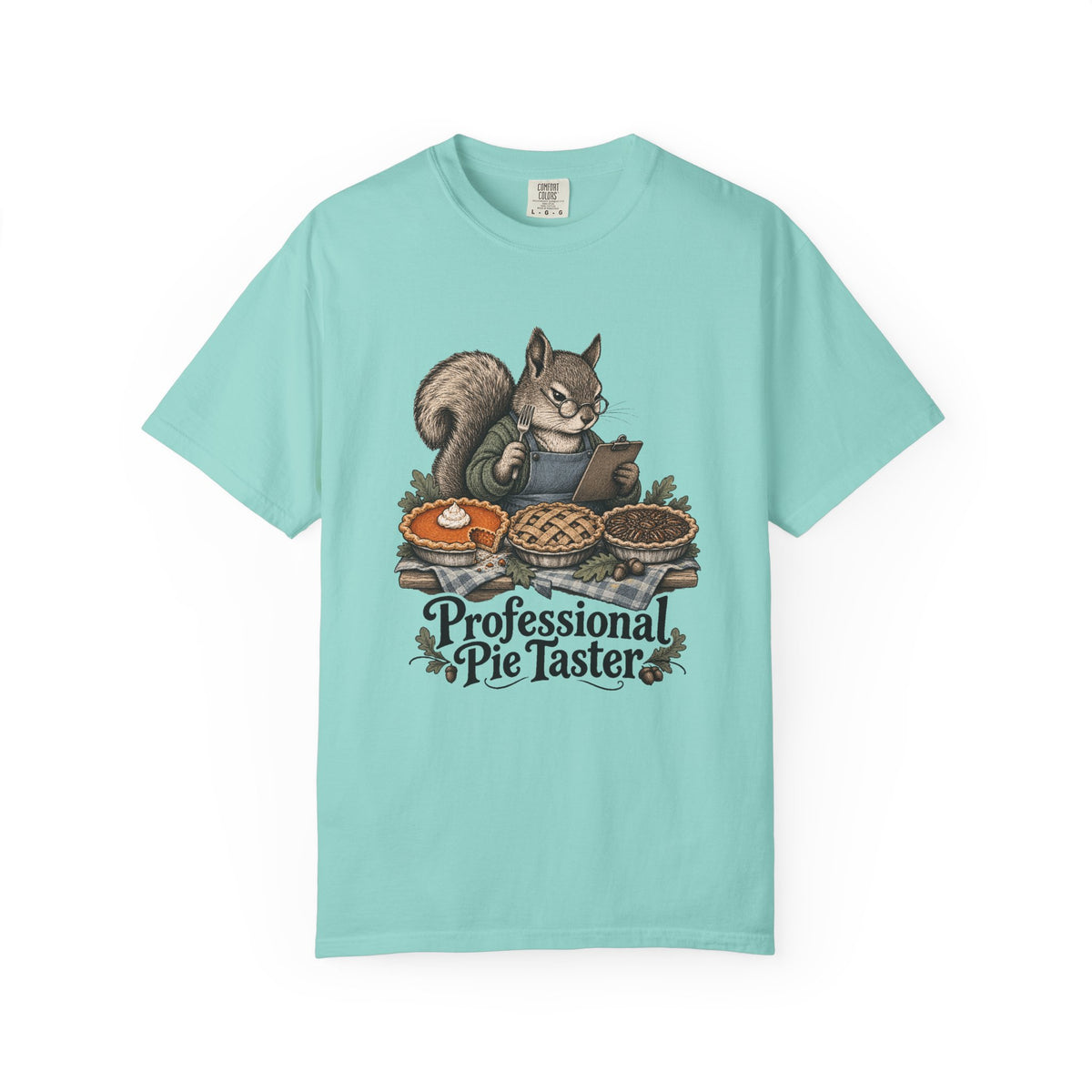 Professional Pie Taster T-Shirt – Chalky Mint