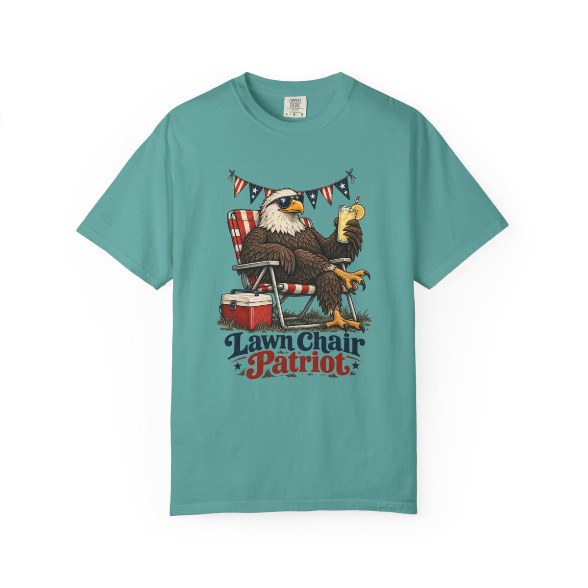 Lawn Chair Patriot T-Shirt – Seafoam