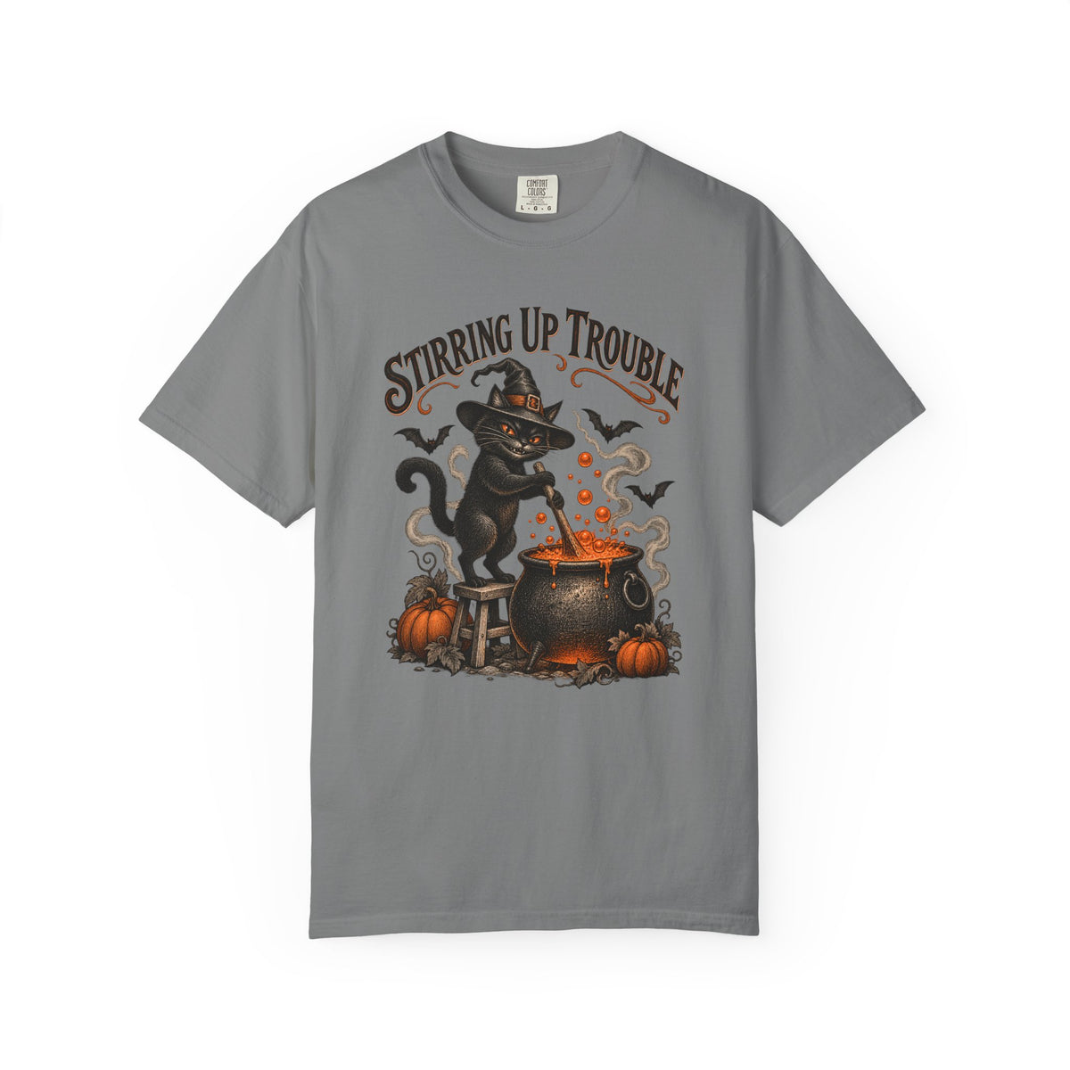 Stirring Up Trouble T-Shirt – Grey