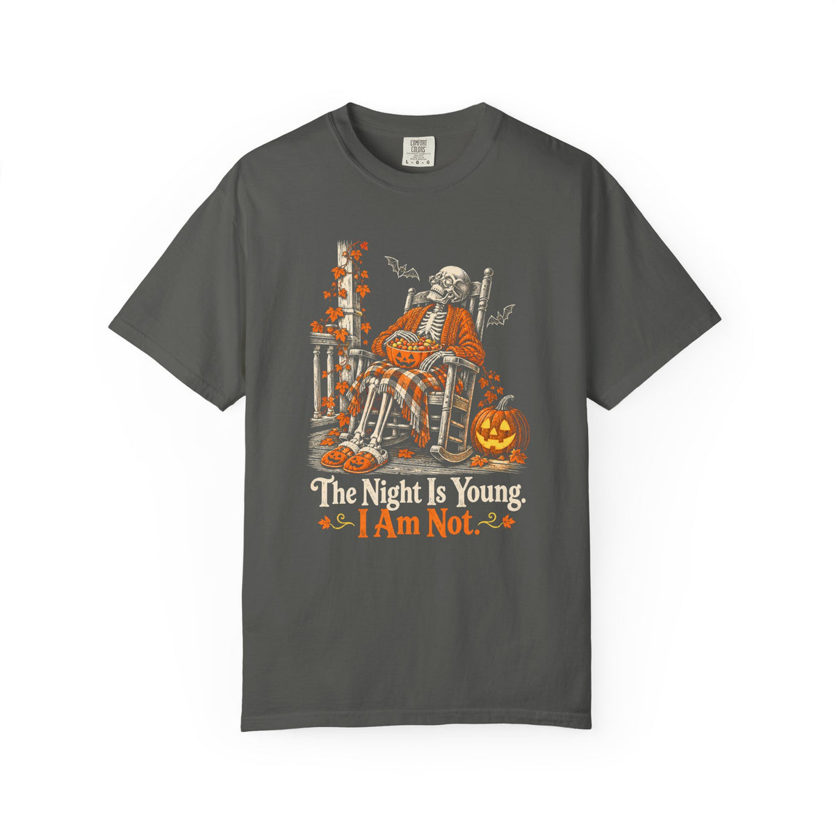 The Night Is Young. I Am Not. T-Shirt – Pepper