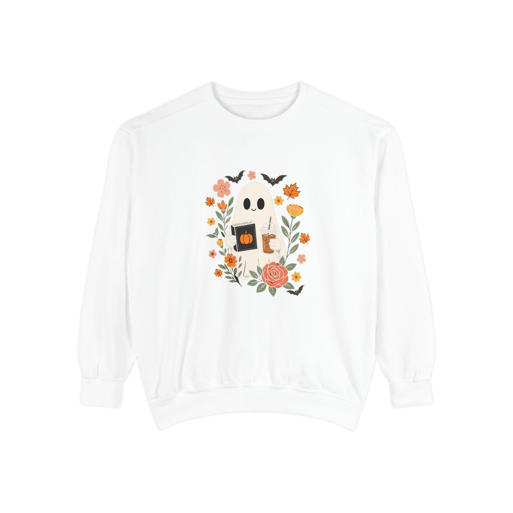 Ghost Book Club Sweatshirt – White