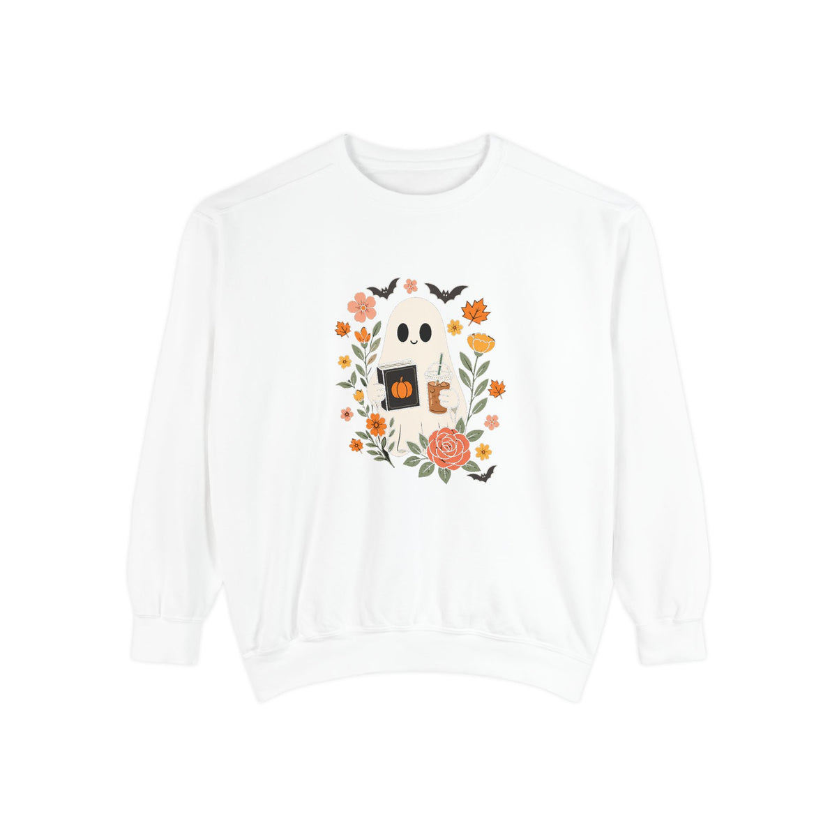 Ghost Book Club Sweatshirt – White