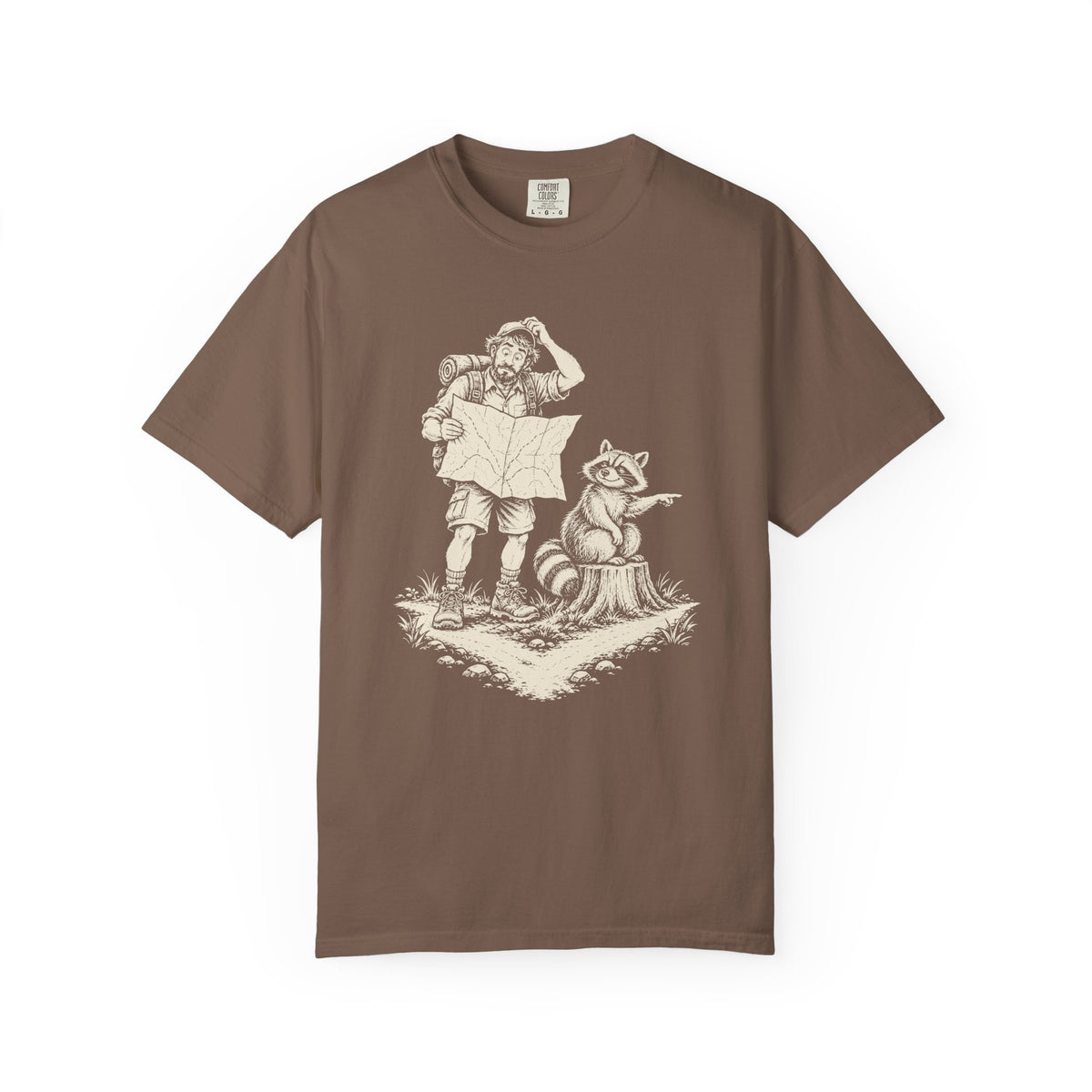 Upside-Down Map T-Shirt