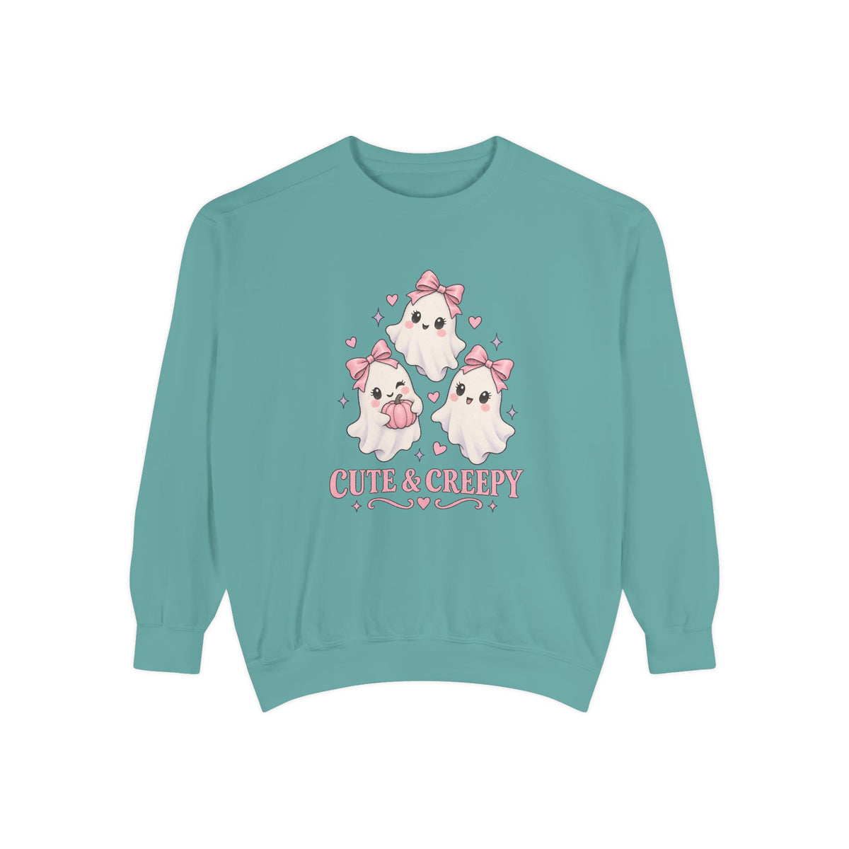 Cute and Creepy Sweatshirt – Seafoam