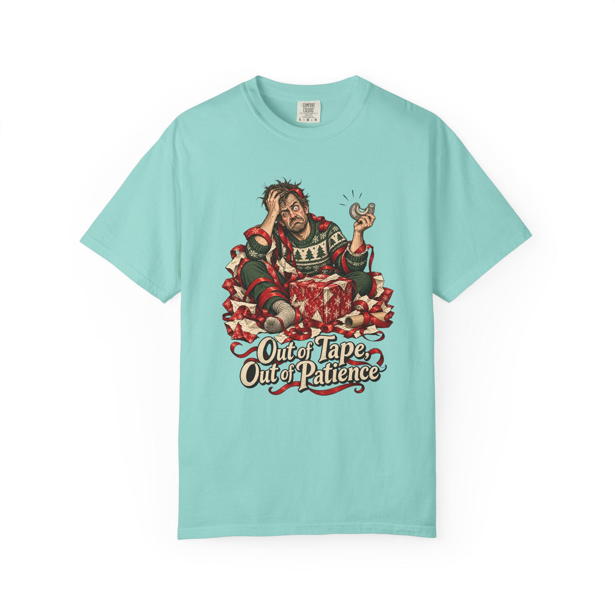 Out of Tape, Out of Patience T-Shirt – Chalky Mint