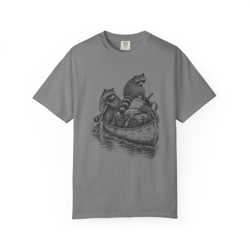 Raccoon Canoe Heist T-Shirt