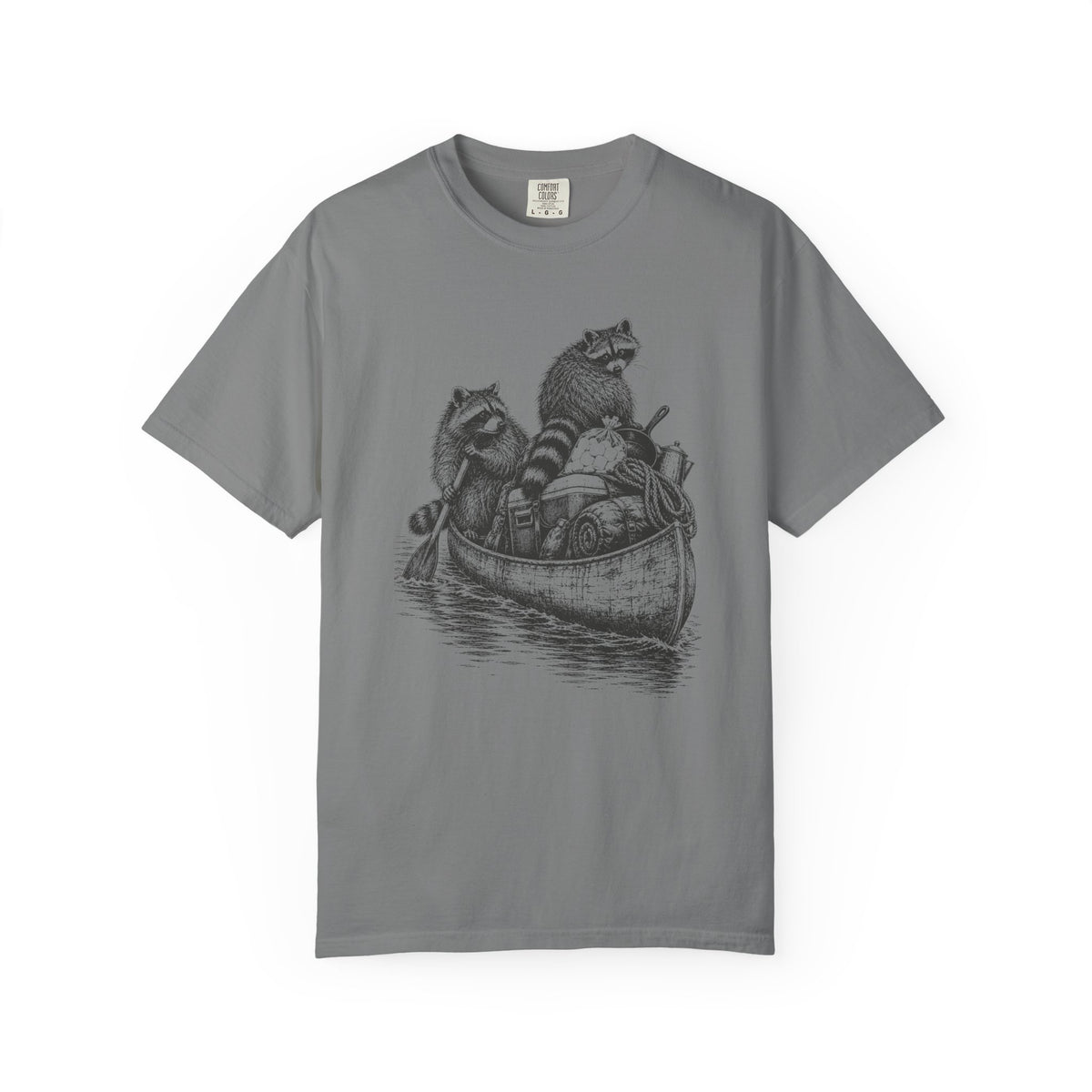 Raccoon Canoe Heist T-Shirt