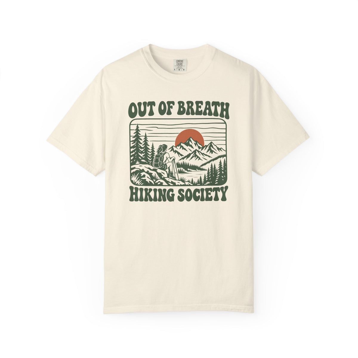 Out of Breath Hiking Society Sunset T-Shirt