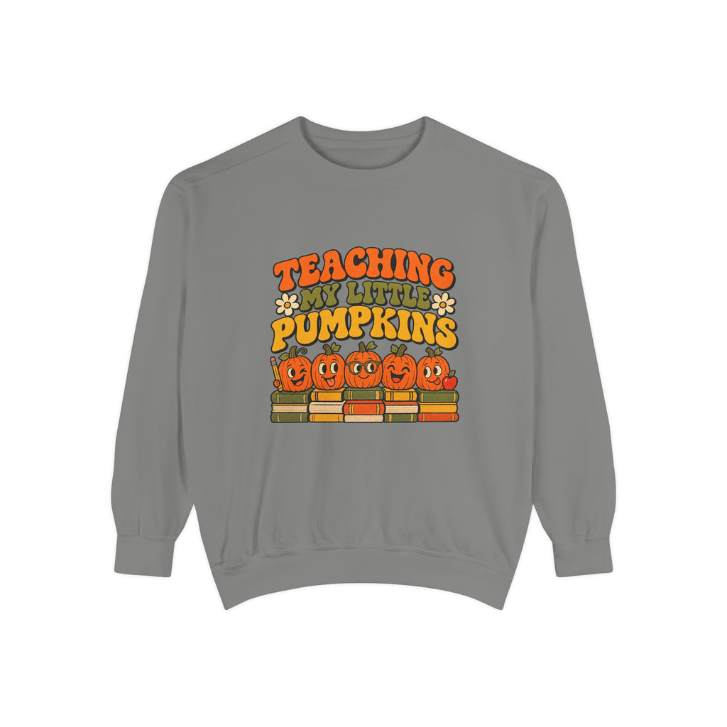 Teaching My Little Pumpkins Sweatshirt – Grey