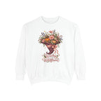 Witchy Little Wildflower Sweatshirt – White