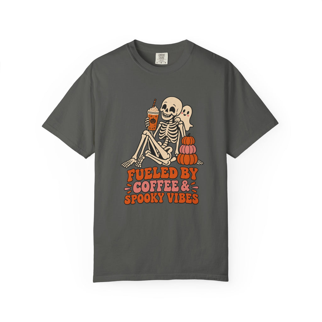 Fueled by Coffee & Spooky Vibes T-Shirt – Pepper