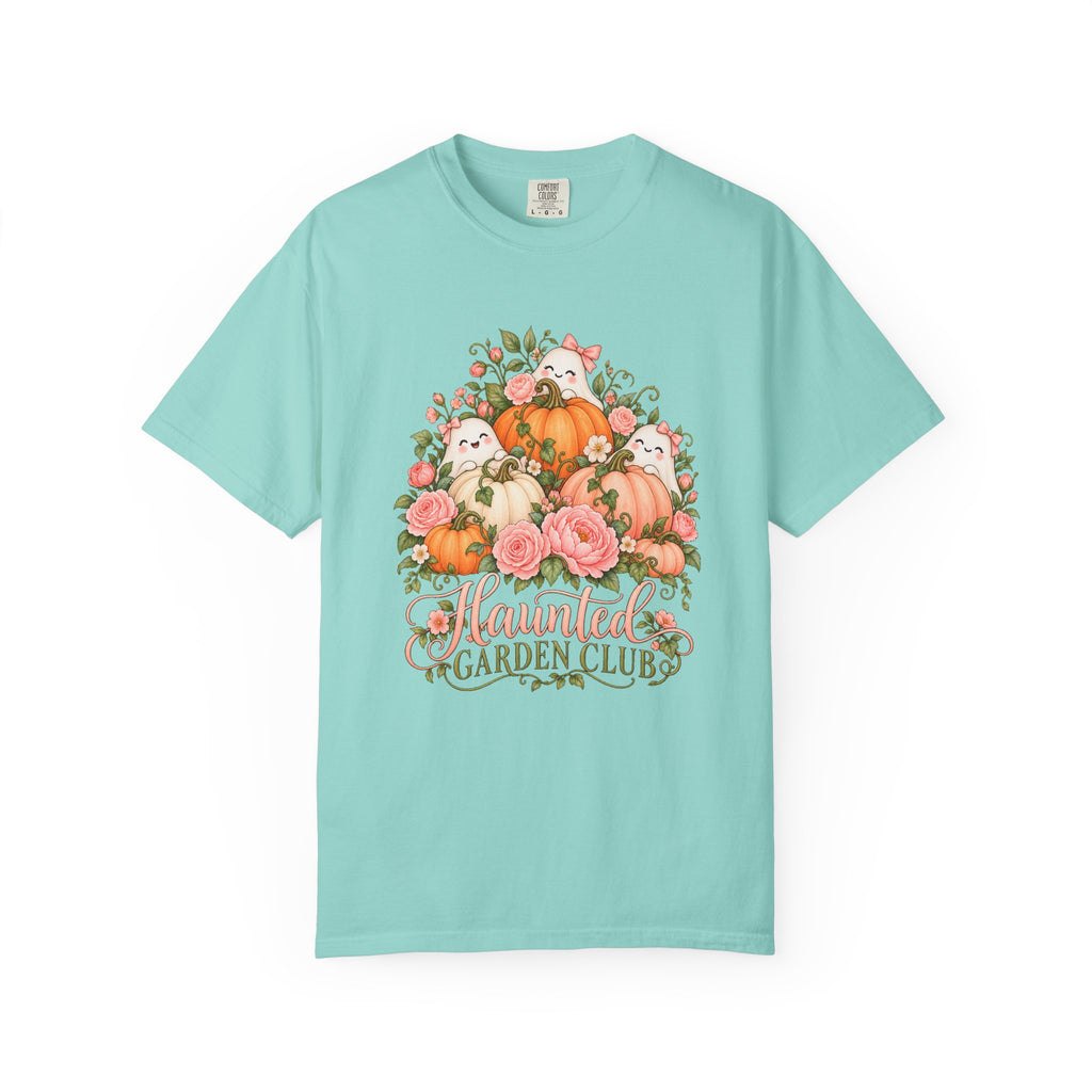 Haunted Garden Club T-Shirt – Chalky Mint