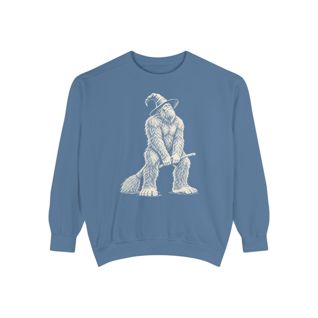 Bigfoot Witch Broom Sweatshirt
