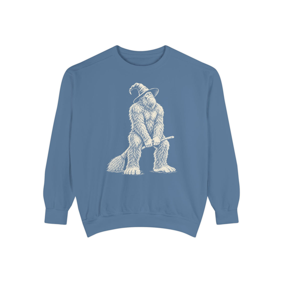 Bigfoot Witch Broom Sweatshirt