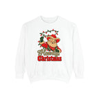 Howdy, Christmas Sweatshirt – White