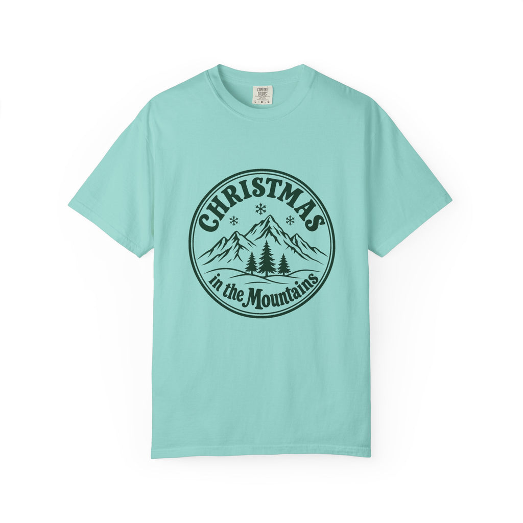 Christmas in the Mountains T-Shirt – Chalky Mint
