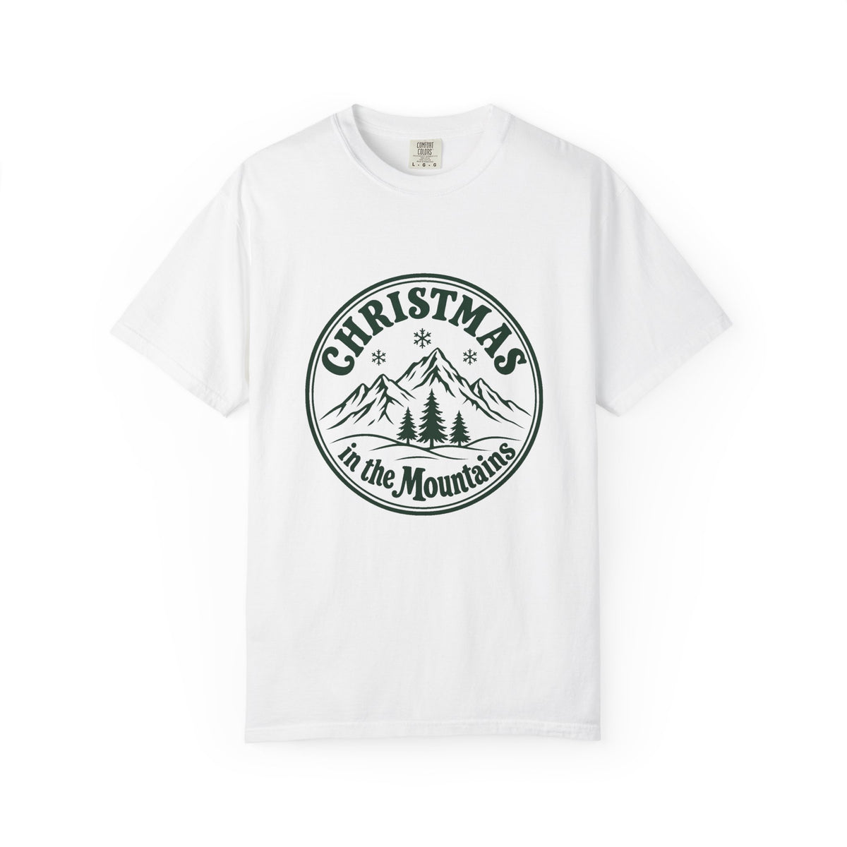 Christmas in the Mountains T-Shirt – White